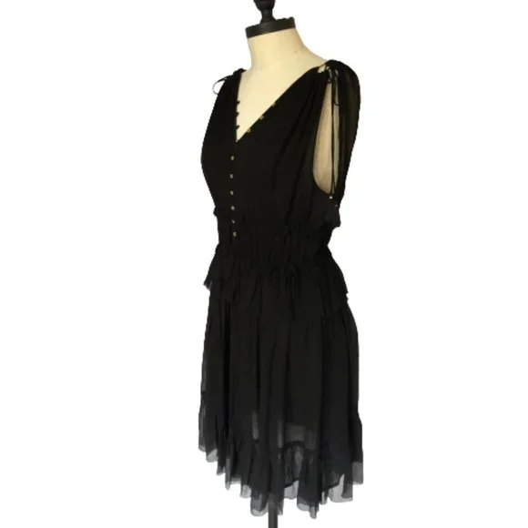 Ulla Johnson x Barneys Silk Georgette Noelle Dress